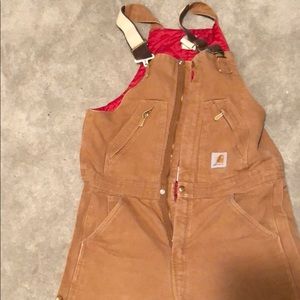 Carhartt overalls zip up